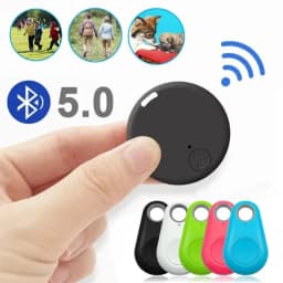 Mini Mobile Bluetooth 5.0 Tracker Anti-Lost Device Round Anti-Lost Device Pet Kids Bag Wallet Tracking Smart Finder Locator 