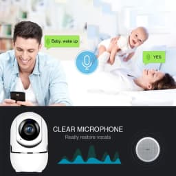 IP Camera Wifi YCC365 Plus Smart Home 1620P HD Surveillance Camera Auto Tracking Night Vision Wireless Indoor Security Camera