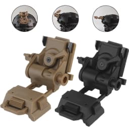 BOOIU New L4G24 NVG Tactical Helmet Mount Metal/Nylon Holder Bracket For PVS15/18 Goggles Night Vision Stent Helmet Accessories