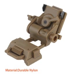 BOOIU New L4G24 NVG Tactical Helmet Mount Metal/Nylon Holder Bracket For PVS15/18 Goggles Night Vision Stent Helmet Accessories