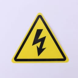 5pcs Yellow Warning Sticker 3.6/5/8/10/15cm Accessories Electrical Shock Hazard Danger Notice Danger Forelectric Box