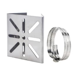 1 Set For Outdoor Pole Monitoring Bracket Univsesial Adapter Plate 100/200mm Long Hoop With Stainless Steel Camera Mount Panel