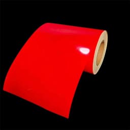 5cm/10cm/15cm/20cm*5m Red Reflective Tapes Glass Bead Plain Reflectors Waterproof Adhesive Stickers For Cars Truck Warning Signs