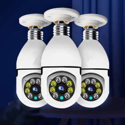 4G WiFi IP Camera E27 Bulb Cam 3MP Wireless Baby Monitor AI Tracking Security Video Surveillance Pet Cam SmartLife Indoor