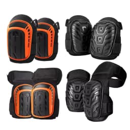 Professional Heavy-Duty Knee Pads Foam & Gel Cushioning with Double Straps, Ergonomic for Flooring,Construction,Carpentry work