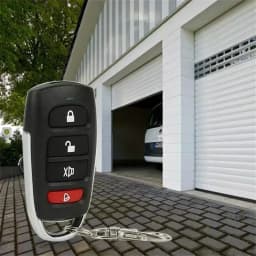 10/5pcs ABCD / Lock Unlock 4Button 433MHz Metal Push Button Remote Control Transmitter Universal 4 Buttons Garage Door Opener