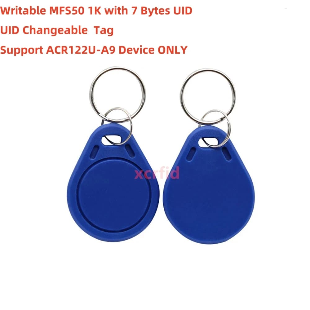NFC RFID 13.56Mhz S50 1k with 0 block 7 Bytes UID Changeable Writable Smart Card Chinese Magic Key Tags IC Token for Clone