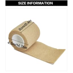 1/4pcs 2.5/5/7.5/10cm*4.8m Non Woven Elastic Self Adhesive Bandage Cohesive Bandage for Sports Fixing Finger Wrist Leg