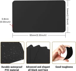 5/10 Rewritable NFC Cards Black NFC Tags NFC Business Card NFC 215 Cards NFC Ntag215 Cards Blank NFC Cards Rewritabl 504 Bytes