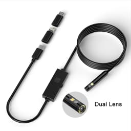HD1080P Endoscope 3in1 Micro USB Type-C Single Dual Camera for IOS iphone Android Phones Waterproof Pipe Inspection Borescope