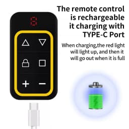 Rechargeable Eight Channel Multi Frequency Garage Door Copying Wireless Remote Control 300-915 MHz Door Key Copier Universal