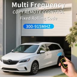 Rechargeable Eight Channel Multi Frequency Garage Door Copying Wireless Remote Control 300-915 MHz Door Key Copier Universal