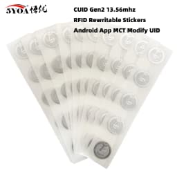 5YOA CUID Gen2 Electronic Tag Rewritable Smart Key NFC Clone Token ISO14443 Changeable Sticker IC 13.56Mhz RFID Replica Badge