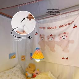 Wall-Mounted Night Light Hanging Bedside Lamp&Desk Light Essential Dorm Accessory for College Students' Upper Bunk Bed&Bedroom