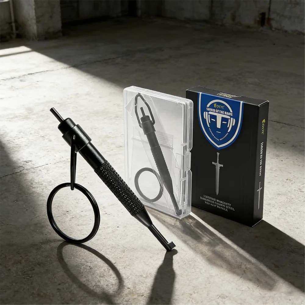 Rotating Release Tool Set, High Carbon Steel & Aluminum Alloy with Key Ring | Fits Standard Restraint Devices