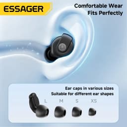 Essager Silicone EarPlugs for Sleeping Noise Cancelling Reusable Ear Plug Hearing Protection Ear Plugs for Study Work Sleep