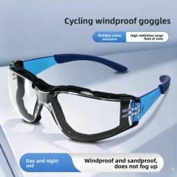 Outdoor Cycling Windproof Goggles Industrial Safety Glasses Anti Impact Anti Splash Dust Proof Non Fogging Protective Eyewear