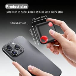 New Dual System Tracker for iOS or Android Bluetooth Tracking Tag Item Locator Keys Bag Work with iOS Find My or Google Find Hub