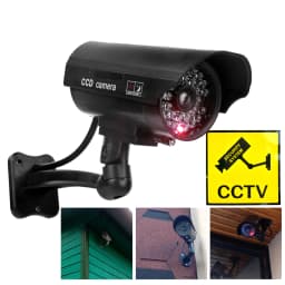 Eleopard CCTV Surveillance Camera With Flashing Red Led Light Outdoor Indoor Fake Camera Dummy Waterproof Security