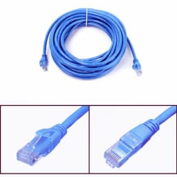 5M/10M/20M Ethernet Cable CAT6E RJ45 Lan Cable UTP Networking Cable Patch Cord for IP POE Camera Desktop Computers Switch Router