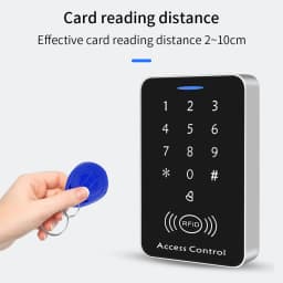 Smart RFID Anti Duplication Card Reader 125KHz ID Access Control Keypad Encrypted Card Reader With Interface 1000 Users