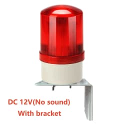 12V/24V/220V AC DC Outdoor LED Signal Alarm Light Strobe Flashing Emergency Warning Lamp Wall Mount for Automatic Gate Opener