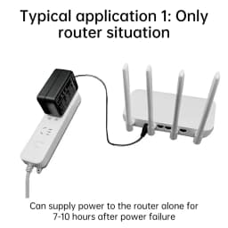 Portable Mini UPS AC 100-240V to DC 5V 9V 12V For Modem CCTV Camera Wi-Fi Router Amplifier LED Strip Panel Amplifier EU/US Plug