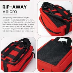 Outdoor First Aid Kit EDC Molle Medical Kit IFAK Survival Emergency Pack EDC Travel Fishing Camping Hiking Hunting Accessories