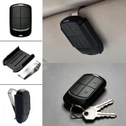 280MHz-868MHz Garage Door Opener Multi-Frequency Remote Duplicator Code Grabber Clone Multi-brand Electric Gate Barrier Keychain