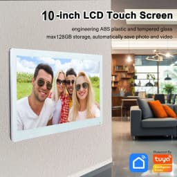 7/10inch Wifi 2 Wire Intercom Door Bell Video Intercom System For Home Doorphone WiFi TUYA Smart Life APP 1080P Touch Monitor