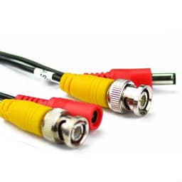 5-50M BNC + DC 2-in-1 CCTV Cable | Coaxial Video Power Wire for AHD DVR Security Surveillance Camera System