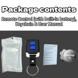 433MHz 2-Key Wireless Copy Remote Control Garage Door Handheld Transmitter
