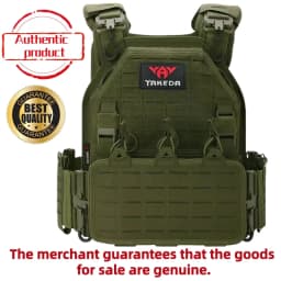 YAKEDA Tactical Vest 6094 Fast Detachable Light Laser Cut Outdoor Hunting Black Gear Carry Vest of High Quality 1000D Nylon