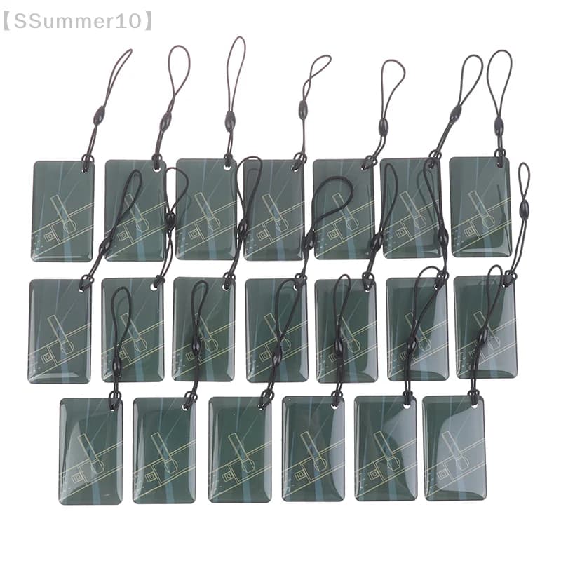 【SSummer10】10/20Pcs 13.56MHz Rewritable S50 1K NFC RFID Card-UID Writable Tags Badge Keyfobs Keychain Token for Cloner【SS】