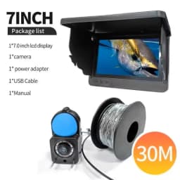 Underwater Fishing Camera 1080P HD Camera Infrared Lights Portable Ice Fishing Fish Finder Camera 15M & 30M For Lake Fishing