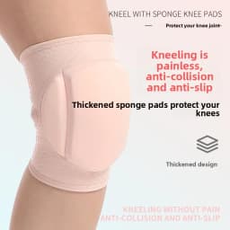 Anti-Collision Knee Pads Thick Sponge for Women Pole Dancing Yoga Kneeling Professional Sports Protection for Yoga Kneeling Anti