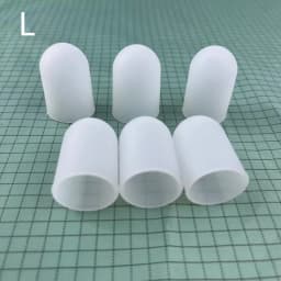 5Pcs Silicone Finger Protectors High-Temperature Resistant Anti-Slip Wear-Resistant Caps Work Protection Gloves for Home Garden