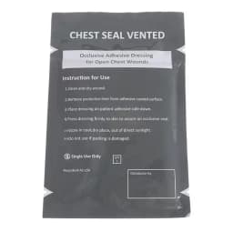 Emergencies Trauma Sticker Chest Seal Vented Medically Outdoor Tool Medically Chest Seal Vented Dressing Bandage