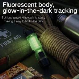 Outdoor Strong Light LED Flashlight mini Portable Keychain Light USB Charging Magnetic Suction Super Bright Emergency Warning Li