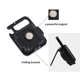 Multifunctional High Brightness COB LED Flashlight Camping Lamp Work Light Outdoor Portable with 500mAh USB Charging Waterproof