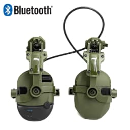 Tactical Electronic Anti-noise Shooting Headset with Bluetooth Adapter (Optional), Hearing Protection Hunting Earmuffs