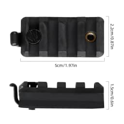 BOOIU Tactical Helmet Rail Slider Multifunctional Helmet Adapter Airsoft Helmet Rail Slider Flashlight Clip Mount Accessories
