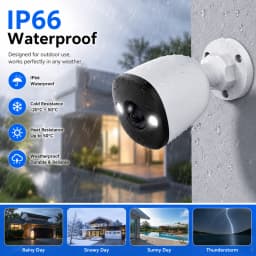 4K POE Security Camera Ultra-Wide-Angle 1.6MM/2.8MM ONVIF IP66 Outdoor CCTV Camera Dual Light Night Vision 4MP 5MP Built-in Mic