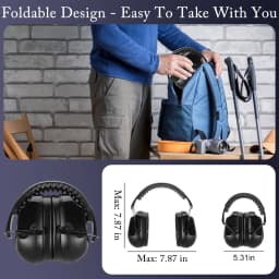 New Anti-Noise Adjustable Head Earmuffs SNR-34dB Ear Protector Ear Muff For Work Study Shooting Woodwork Hearing Protection