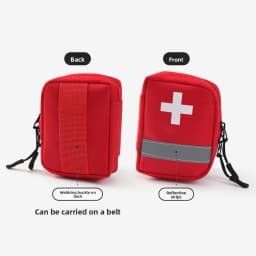 Micro Trauma First Aid Kit Tactical Pouch MOLLE Compatible EDC Bag Survival Camping Outdoor Medical Case Emergency Storage Tool