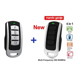 Compatible with 300MHz 303MHz 315MHz 330MHz 433MHz 868MHz with 8 / 10 dip switches Multi-frequency 280-868MHz Remote Controller