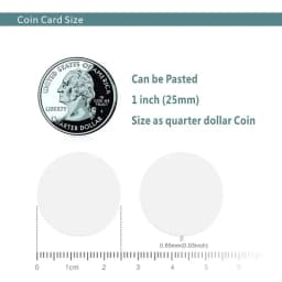 10PCS N-TAG 424 DNA Card 25mm NFC Coin Card NFC White Card Advanced Security and Privacy for Trusted IoT Applications TAG424DNA