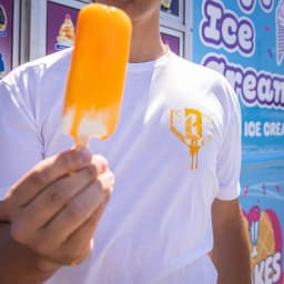 New Summer Boys Kids Baseball Ice Cream Printed Cotton Men's T-Shirt Breathable Loose Sweat Absorbing Backstop Youth T-Shirt Top