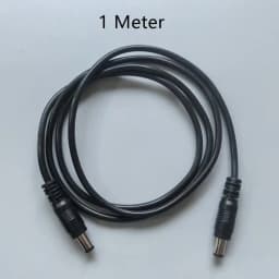 DC Power Plug Male to Male 5.5x2.1mm CCTV Adapter Cable 12V 10A Extension Cord 1/3/5/10/20 Meter Wires Accessories