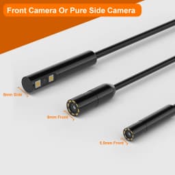 4.3'' Industrial Endoscope Camera 1080P HD 50m Rigid Cable Hand-held Waterproof Borescope Camera Split Design Check Car Sewer